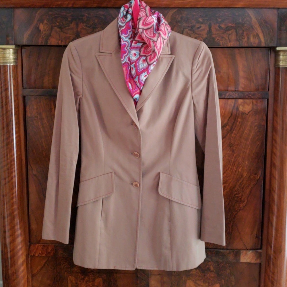 🔥HP🔥Luciano Barbera, cotton blazer beige, Italy - Picture 4 of 13